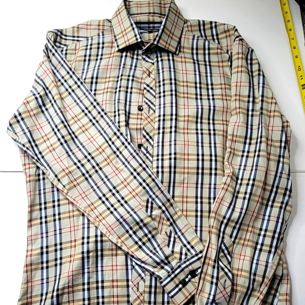 Jared Lang long sleeve collared button down size L100% CottonNWOTApprox measu